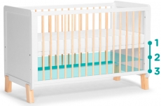Дитяче ліжко Kinderkraft Nico White